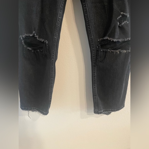 Abercrombie & Fitch Ultra High Rise Ankle Straight Jeans 26 Short black - Picture 9 of 11